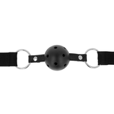 OHMAMA FETISH BALL GAG BREATHABLE IN BLACK FABRIC